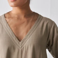 Three Sage Broad Leg Jumpsuit & Fringe Scarf -Textalux Sales 18223toc54 5