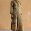 Archana Jaju Sage Hand Painted Kalamkari Kurta Set -Textalux Sales 18423ajh8 1