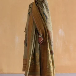 Archana Jaju Sage Hand Painted Kalamkari Kurta Set -Textalux Sales 18423ajh8 2