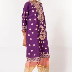 Divya Sheth Purple Embroidered Kurta Set -Textalux Sales 184dy25 3