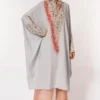 Divya Sheth Powder Blue Embellished Kaftan Kurta Set -Textalux Sales 184dy3 1