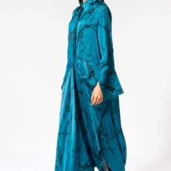 Inca Marble Blue Drape Jumpsuit -Textalux Sales 1911inca3 3