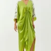 Inca Lime Green Kaftan Dress -Textalux Sales 1923ina73 1