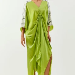 Inca Lime Green Kaftan Dress