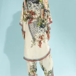 Rajdeep Ranawat Beige Printed Kaftan -Textalux Sales 197rr42 5