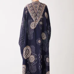 Rajdeep Ranawat Navy Blue Embellished Imama Kaftan -Textalux Sales 2006rrz01 5
