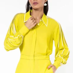 Bodice Lime Green Pleated Jumpsuit 10 Bodice Lime Green Pleated Jumpsuit -Textalux Sales 2111bo22 4