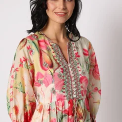 Gopi Vaid Khushi Tiered Jacket & Sharara Set -Textalux Sales 2120 2