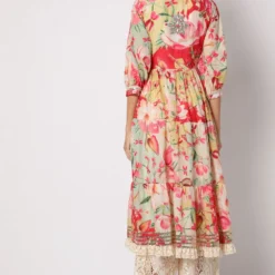 Gopi Vaid Khushi Tiered Jacket & Sharara Set -Textalux Sales 2120 4