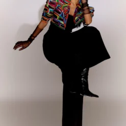 Mini Sondhi Bricks Cutwork Cropped Jacket & Jumpsuit Set -Textalux Sales 22623ms37 3