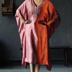 Shorshe Amethyst Pink Nushka Kaftan Set 8 Shorshe Amethyst Pink Nushka Kaftan Set -Textalux Sales 229shor19 2