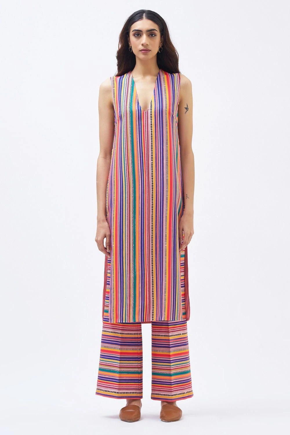 Kshitij Jalori Charley Stripe Kurta Set 3 Kshitij Jalori Charley Stripe Kurta Set