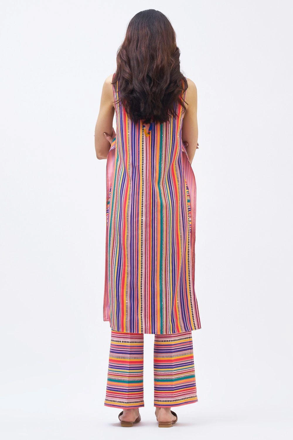 Kshitij Jalori Charley Stripe Kurta Set 6 Kshitij Jalori Charley Stripe Kurta Set - Image 4