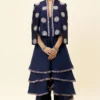 SVA Blue Noor Jacket & A Layered Jumpsuit 2 SVA Blue Noor Jacket & A Layered Jumpsuit -Textalux Sales 23sva87 1