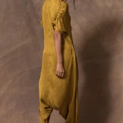 431-88 By Shweta Kapur Olive Green Lounge Jumpsuit 11 431-88 By Shweta Kapur Olive Green Lounge Jumpsuit -Textalux Sales 24042023sr02 5