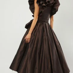 Gauri & Nainika Black Wrap Dress -Textalux Sales 248g n18 3