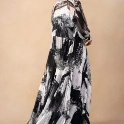 Nikita Mhaisalkar Black Abstract Printed Jumpsuit -Textalux Sales 251023nm9 5