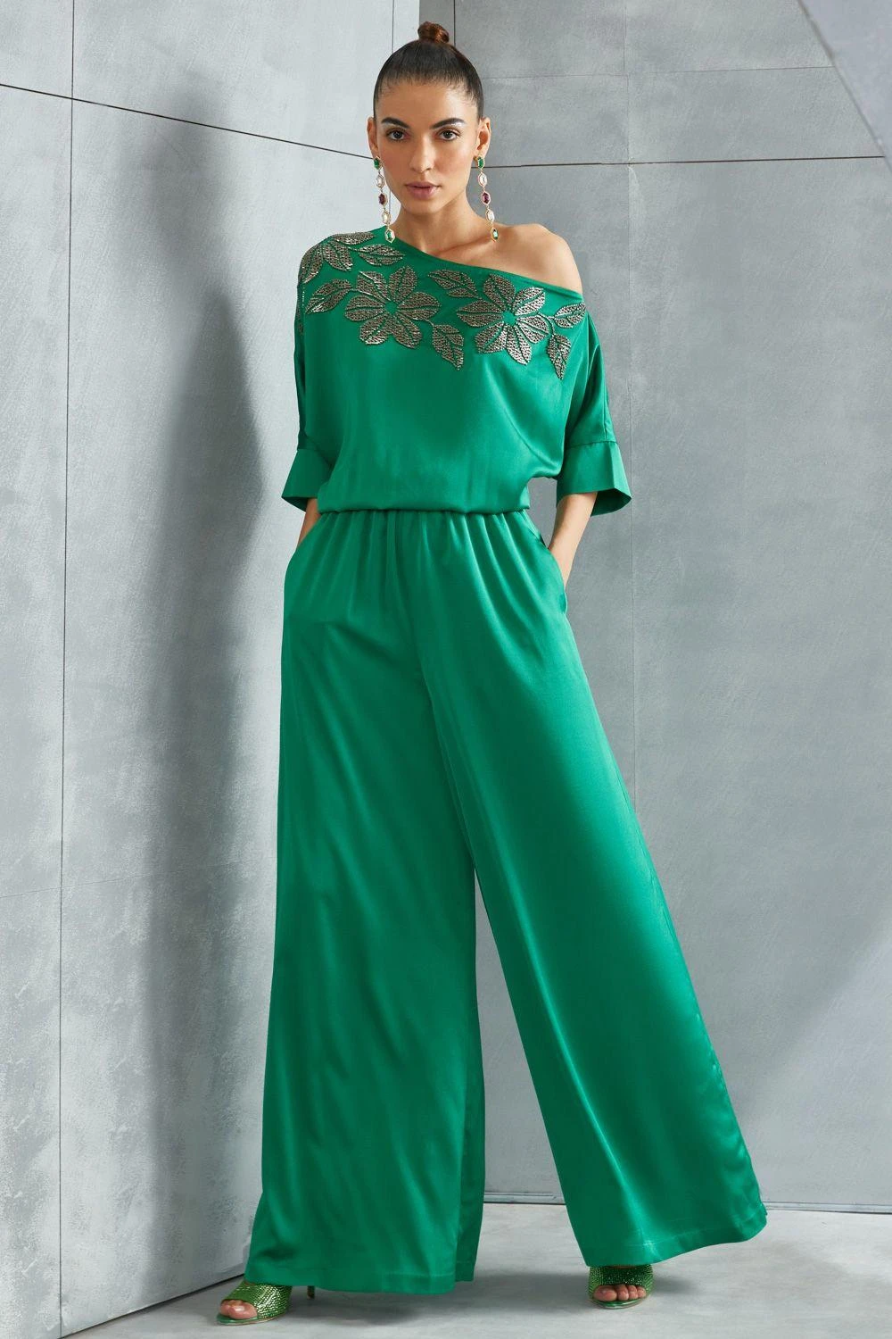 Namrata Joshipura River Leaf Drop Shoulder Jumpsuit 3 Namrata Joshipura River Leaf Drop Shoulder Jumpsuit