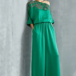 Namrata Joshipura River Leaf Drop Shoulder Jumpsuit 9 Namrata Joshipura River Leaf Drop Shoulder Jumpsuit -Textalux Sales 25723nj25 3