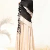 Richa Khemka Ivory & Black Gown With Ombre Ruffles -Textalux Sales 2701rk02 1