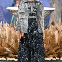 SVA Blue Patchwork Jumpsuit & A Bomber Jacket -Textalux Sales 2811srl8 3