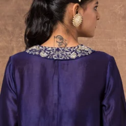 Jayanti Reddy Purple High Low Tunic & Dhoti Pants -Textalux Sales 283jr33 5