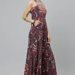 SVA Grey Abstract Printed Jumpsuit -Textalux Sales 29523sva52 3