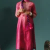 Naina Jain Pink Bandhani Kurta Set -Textalux Sales 29623nj3 1