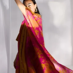 Twinkle Hanspal Bouquet Printed Kaftan Shirt Dress -Textalux Sales 29th24 3