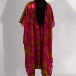 Twinkle Hanspal Bouquet Printed Kaftan Shirt Dress -Textalux Sales 29th24 4