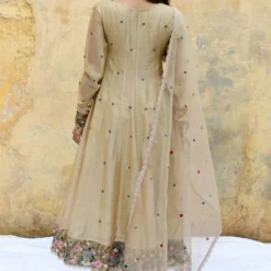 Niti Bothra Ivory Orchid Overlap Angrakha Set -Textalux Sales 30323nb46 4
