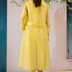 Arcvsh By Pallavi Singh Lemon Floral Printed Jumpsuit & Jacket Set 9 Arcvsh By Pallavi Singh Lemon Floral Printed Jumpsuit & Jacket Set -Textalux Sales 30823ah16 4