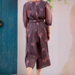 Arcvsh By Pallavi Singh Lavender Rosette Jumpsuit -Textalux Sales 30823ah30 3