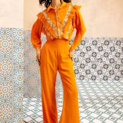 PATINE Elaine Parsi Gara Frill Shirt