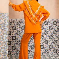 PATINE Elaine Parsi Gara Frill Shirt -Textalux Sales 30823pe2 4