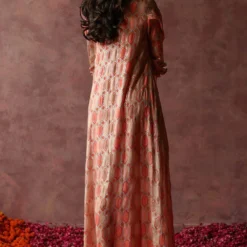 Begum Pret Inaya Sage Embellished Kaftan Dress -Textalux Sales 3823bp13 4