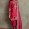 Jayanti Reddy Rani Pink Embroidered Kurta Set 2 Jayanti Reddy Rani Pink Embroidered Kurta Set -Textalux Sales 38jreddyp7 1