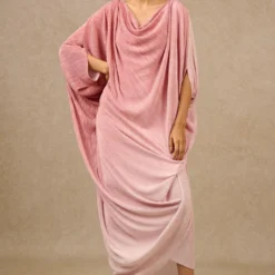 Tarun Tahiliani Shaded Old Rose Ombre Kaftan