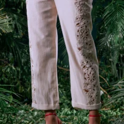 Chandrima Ivory Petal Jumpsuit -Textalux Sales 41123cm26 4