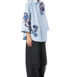 Kanika Goyal Label Renaissance Hand Embellished Shirt -Textalux Sales 4423kgl25 3