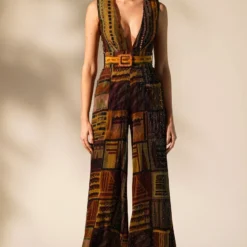 Nikita Mhaisalkar Multicoloured Abstract Printed Jumpsuit