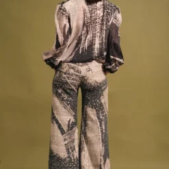 Nikita Mhaisalkar Black & White Placement Print Top -Textalux Sales 51223nmw10 4