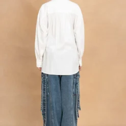 Dhruv Kapoor White Handcrafted Shirt -Textalux Sales 5623dk4 5