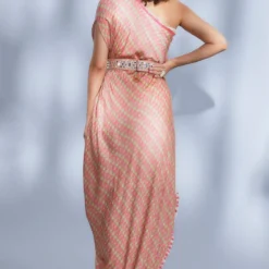 Gopi Vaid Zoya One Shoulder Embellished Dress 9 Gopi Vaid Zoya One Shoulder Embellished Dress -Textalux Sales 5623gv30 4