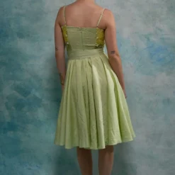 Sakshi Khetterpal Garden Inspired Chanderi Corset Dress -Textalux Sales 6124sk39 4