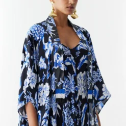 Studio RIGU Black Abstract Printed Jumpsuit & Cape Set -Textalux Sales 6923sr11 3