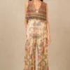 Tarun Tahiliani Multi-Hued Floral Digital Print Jumpsuit Set -Textalux Sales 71223tt21 1