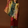 CAPISVIRLEO Multi-coloured Silk Kaftan Set -Textalux Sales 71cap42 1