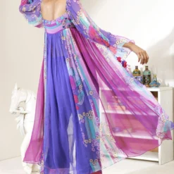 CAPISVIRLEO Embroidered Yoke Flare Tunic & Pants Set -Textalux Sales 75ca8 4