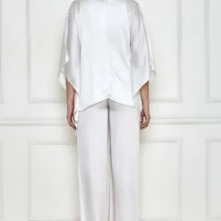 Dilnaz Frost White Kaftan & Jumpsuit 7 Dilnaz Frost White Kaftan & Jumpsuit -Textalux Sales 7723diz58 3